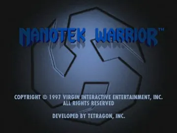 NanoTek Warrior (US) screen shot title